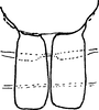 Abdomen, sternal apodemes, ventral view on Empoasca (Empoasca) zapoides Ross, 1959: Sternal apodemes. (Observation).