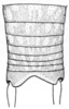 Ceuthophilus (Ceuthophilus) maculatus (Harris, 1835): Fig. 598. male abdomen tip. (Otu).