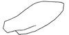 Pygofer, lateral view on Pseudocostanana flavina (DeLong & Freytag, 1972): Male: pygofer, lateral view. (Observation).