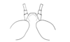 Cryptacris costaricensis Descamps & Rowell, 1984: Fig. 7. female, head, dorsal view. (Otu).