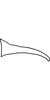 Pygofer appendages on Anufrievia anchoroides Lin & Zhang, 2021: dorsal appendage. (Observation).