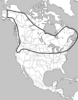 Melanoplus borealis (Fieber, 1853): geographic distribution. (Otu).