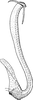Aedeagus, lateral view on Diplocolenus (Verdanus) Oman, 1949: Aedeagus, lateral view. (Observation).