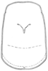 Hetaira (Atopana) varia (Walker, 1869): Fig. 81 D. male pronotum, dorsal view (length 4 mm, neoallotype). (Otu).