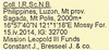 CollectionObject 1578588; RBINS IG: 32700', d2e0fcab-5835-482f-b7d7-388df3aec59c: copyright ISNB, Brussels. female, data labels (paratype). (CollectionObject).