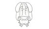 Dichroplus patruelis (Stål, 1861): Fig. 21. head, frontal view. (Otu).