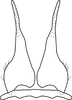 Subgenital plate, ventral view on Brevivalvala melanosticta Dai, Qu & Yang, 2016: Subgenital plate. (Observation).