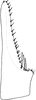 Subgenital plate, ventral view on Neozygina spinula Catalano, Paradell & Dietrich, 2013: Subgenital plate. (Observation).