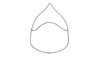 Adelacris atrocephala (Bruner, 1908): Fig. 35. male abdomen tip, ventral view. (Otu).