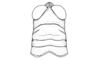 Argemiacris platicercis Ronderos, 1978: Fig. 42. male, head and pronotum, dorsal view. (Otu).
