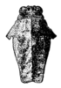 Fijitettix godeffroyi (Günther, 1939): Fig. 5. female head and pronotum, dorsal view (pronotum length 5 mm, width 3.8 mm). (Otu).