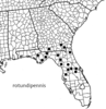 Melanoplus rotundipennis (Scudder, 1878): Geographic distribution. (Otu).