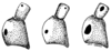 Fig. 7 g,h,i. first antennal segments (holotype, specimen from California, specimen from Oregon). Depicts Oecanthus rileyi Baker, 1905, an Otu.