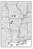 Melanoplus sylvaticus McNeill, 1899: Geographic distribution. (Otu).
