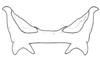 Dichroplus schulzi Bruner, 1906: Fig. 20. male, epiphallus, dorsal view. (Otu).
