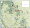 Melanoplus marshallii (Thomas, 1875): geographic distribution. (Otu).