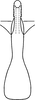 Aedeagus, ventral view: Aedeagus, ventral view. (Observation).
