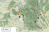 Melanoplus obex Otte, 2012: Geographic distribution. (Otu).