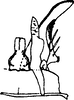 Subgenital plate, ventral view on Empoascanara (Empoascanara) stilleri Dworakowska, 1978: Subgenital plate, stylus and connective. (Observation).