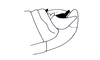 Sclerophilacris corticola Descamps, 1976: Fig. 51. male abdomen tip, lateral view. (Otu).