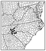 Melanoplus deceptus Morse, 1904: geographic distribution. (Otu).