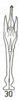 Aedeagus, dorsal view on Cumora (Cumora) williamsi (Menezes, 1974): (Observation).