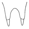 CollectionObject 1522518; 76f13f71-4d86-4f40-8f26-8e4cae4ce596: Pl. XIX, Fig. 2 (after type). male subgenital plate, ventral outline of distal portion. (CollectionObject).