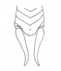 Ceuthophilus (Geotettix) guttulosus Walker, 1869: Fig. 621. Terminal abdominal structures, dorsal aspect (male). (Otu).