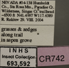 Other: !! display not done !! on Cuerna gladiola Oman & Beamer, 1944: Labels. (Observation).