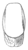 Thaumaspis (Isothaumaspis) forcipatus Bolívar, 1900: Fig. 12a. female pronotum, dorsal view (pronotum length 3.5 mm, tegmina 1.5 mm). (Otu).
