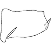Pygofer, lateral view: Pygofer, lateral view. (Observation).