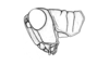 Urubamba aptera Bruner, 1913: Fig. 9. male head and pronotum, lateral view. (Otu).