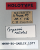 CollectionObject 1540727; 010ea472-90a9-4351-976d-5b3b3fd771f7: labels (holotype). (CollectionObject).