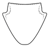 Sternite VIII (male) on Pseudocostanana rubromarginata (Domahovski & Cavichioli, 2023): Male holotype [DZUP]: sternite VIII, ventral view. (Observation).