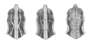 Horesidotes cinereus cinereus Scudder, 1899: Fig. 64. head and pronotum, pattern variation. (Otu).