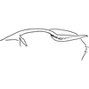 Pygofer, lateral view: Pygofer, lateral view. (Observation).