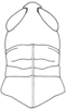 Leiotettix politus Rehn, 1913: Fig. 44. female head and pronotum, dorsal view. (Otu).