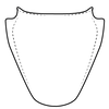 Sternite VIII (male) on Pseudocostanana piraquarensis (Domahovski & Cavichioli, 2023): Male holotype [DZUP]: sternite VIII, ventral view. (Observation).