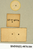 CollectionObject 1553287; NHMUK(SF IMPORT DUPLICATE) BMNH(E) 876184, e396ee1b-e2ce-4f1d-9456-30eb39b5a77e: Copyright Natural History Museum, London. Labels from paratype (adult male) in BM(NH). Underside. (CollectionObject).