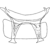 Abdomen, sternal apodemes, ventral view: !! display not done !! on Macrosteles sardus Ribaut, 1948: Abdomen, sternal apodemes, ventral view. (Observation).