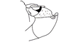 Demochares cristulatus (Stål, 1878): Fig. 92. Male, end of abdomen (lateral view). (Otu).
