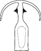 Aedeagus, ventral view on Neoaliturus pulcher (Haupt, 1927): Aedeagus, dorsal view. (Observation).