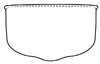 Sternite VIII (male) on Coarctana oricula Domahovski & Cavichioli, 2023: Male holotype [DZUP]: sternite VIII, ventral view. (Observation).