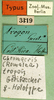 CollectionObject 1501117; 69a60d5f-8753-49d2-96e3-c70df64f7035: labels (holotype). (CollectionObject).