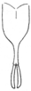 Heteraprium inversum (Brunner von Wattenwyl, 1895): Fig. 127. male subgenital plate (4.5 mm, stalk 1.5 mm, styli 1.5 mm). (Otu).