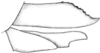 Scotussa lemniscata (Stål, 1861): ovipositor valves, lateral view. (Otu).