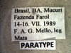 CollectionObject 1580526; e5fa31f9-e87d-477b-94fe-2a867e2aeac3: labels (paratype). (CollectionObject).