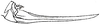 Isocarliella musica Mello-Leitão, 1940: female ovipositor. (Otu).