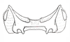 Dichroplus exilis Giglio-Tos, 1894: Fig. 50. epiphallus, dorsal view. (Otu).