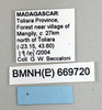 CollectionObject 1553297; NHMUK(SF IMPORT DUPLICATE) BMNH(E) #669720, aeaee162-1cf3-4518-8176-6f201299e798: Copyright Natural History Museum, London. Data labels. (CollectionObject).